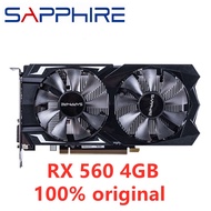 ■▪☄Sapphire Rx 560 4gb Video Card Gpu Radeon Rx 560d 4g Rx570 Rx580 Graphics Cards Computer Game For