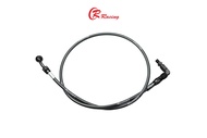สายน้่ำมันเบรค สายเบรค Stainless Racing Type งอ 90 ยาว 36 นิ้ว สำหรับ Wave / Nova / Sonic / NSR / Te