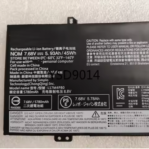 L17C4PB0 Battery For Lenovo Flex 6 IdeaPad 530S 15IKB Yoga 530 14ARR 14IKB 81HA 81EM 81EU 81H1 81H9 