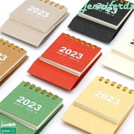 JENNIFERDZ Desk Calendar Solid Color Office Supplies Yearly Agenda Table Planner Daily Scheduler Organizer Desk 2023 Calendar
