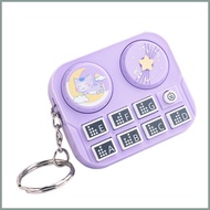 DJ Keychain DJ Record Player Keyring Small Player Keychain for Backpack Handbag Purse Party Travel H