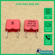 2pcs WIMA MKP10 film capacitors 0.01/250 0.01uF 250V 250V0.01uF 10NF 103