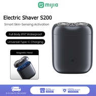 Mijia S200 Electric Shaver Smart Induction Turn On Magnetic Suction Cutter Head IPX7 Waterproof
