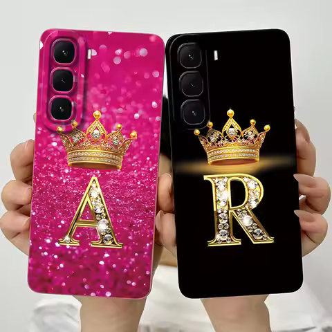 For Infinix Hot 60 Pro 60Pro Plus X6885 X6886 Case Luxury Letters Soft Phone Cases For Hot60 Pro Cam