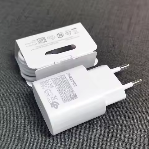 Samsung 25W Charger Super Fast Charge Adapter for Galaxy S20 S21 S22 S23 S24 note 20 Ultra A55 A35 A
