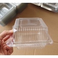 (combo of 5 packs = 500 pieces) Square box H52 TALL/Plastic box TA05