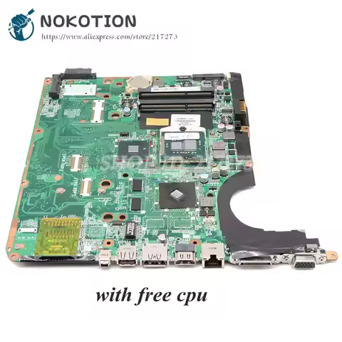 NOKOTION 580976-001 600816-001 DA0UP6MB6F0 For HP Pavilion DV6 DV6-2100 Laptop Motherboard PM55 DDR3