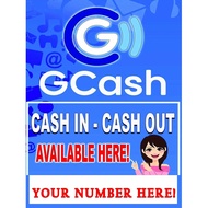 GCASH DESIGN TARPAULIN BANNER