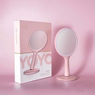 【免運特惠】斐色耐搖搖鏡便攜手持led化妝鏡家用手柄式帶燈