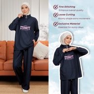 ZOE ARISAH Zerila Quedila Blouse Set Seluar Airport Outfit Baju Pants Activewear Suit Jumper Sport W