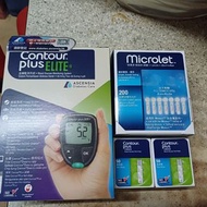 Contour Plus ELITE 血糖機套裝 跟200枝採血針+100張血糖試紙  原廠正貨