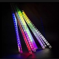 serbumurc Lampu Meteor 50 cm RGB Full Colour Merah Putih / Hias LED Hujan Meteor