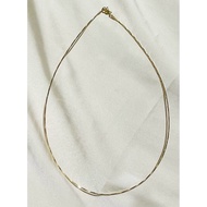 [Merchlab] Omega Chain Necklace | Premium Gold Setting