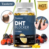 Taoters DHT Blocker with Saw Palmetto & Biotin For Men - Relieves Thinning Hair and Promotes Hair an