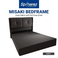 Spinarez Misaki Divan + Headboard Bed Frame King/Queen (Mattress Not Included)