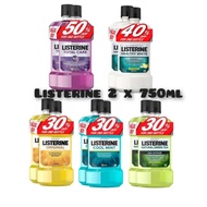 Listerine  Mouthwash750ml/ 2x750ml Ready Stock
