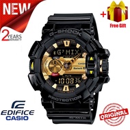 [Ready Stock] Jam Tangan Lelaki G Shock GBA400 Men Sport Watch Dual Time Display  Water Resistant Shockproof and Waterproof World Time LED Auto Light Sports Wrist Watches with 2 Year Warranty GBA-400-1A9