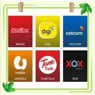Unifi Mobile Reload Prepaid Top Up services U-Mobile Hotlink XOX tunetalk Celcom digi