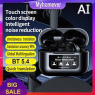 Wireless BT 5.4 Real Time Translator Earbuds 144 Languages Voice Translator