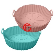 【Best Price】Air Fryer Silicone Pot Air Fryer Silicone Liners Round Air Fryer Basket Accessories, Fit