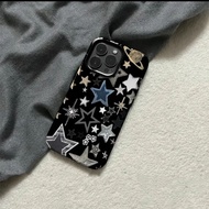 Premium star pattern glossy jelly case for iPhone 17/16/15/14/13/XR/7