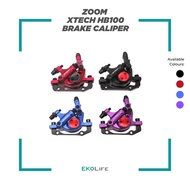 [SG Ready Stock] Zoom Xtech HB100 Bicycle Semi-Hydraulic Brake Caliper | 1 Pair | EBike E-Bike Electric Bike Bicycle