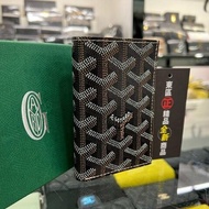 東區正精品㊣GOYARD Saint Pierre Card Wallet 全新焦糖色圖騰對開卡片夾短夾 RZ5976