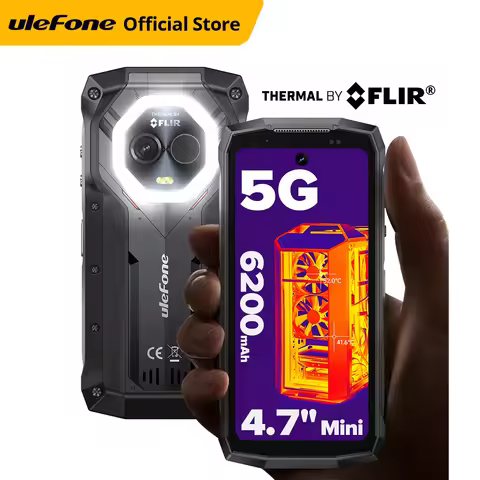 【World Premiere】Ulefone Armor Mini 20T Pro 5G 4.7" Display Rugged Phone LED Light Android 14 Smartph