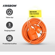 - Krisbow Extension Cable Extension Cable Extension Cable Electrical Plug Cable Length 5-10 Meters L