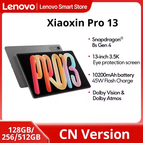 New Lenovo Xiaoxin Pro 13 AI Tablet 13'' 3.5K 144Hz Diplay Original CN version 10200mAh Snapdragon 8