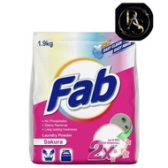 Fab Laundry Powder Detergent Sakura 1.9kg