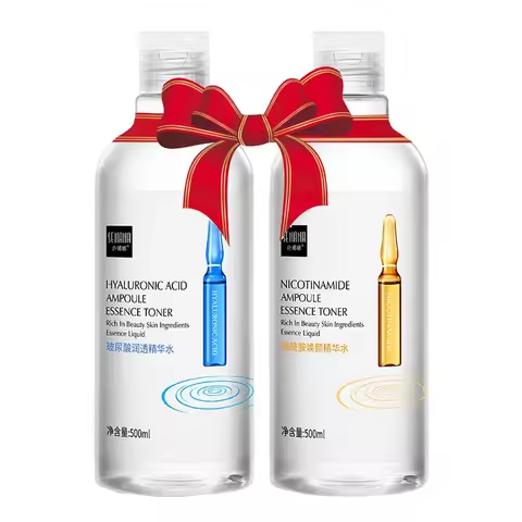 a 500ml Large Capacity Essence Water Niacinamide Improve Dull Hyaluronic Acid Moisturize Dry Skin Fa