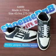 AMIRI, MADE IN CHINA, SIZE 43, INSOLE 275-280 (SECOND)
