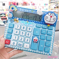 ☼▩Dreary003 Korean Version Influencer Big Button Cute Doraemon Calculator Blue Fatty Pronunciation C