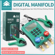 FZHONGSEN HS-330 Refrigeration Vacuum Gauge Digital Mainfold HVAC Air Conditoner Vacuum pressure Tem
