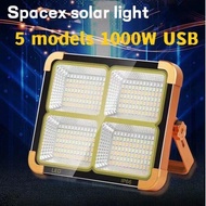 ไฟโซล่าเซล Solar lights LED500W 400W 120W   ไฟสปอตไลท์ กันน้ำ ไฟ Solar Cell ใช้พลังงานแสงอาทิตย์ โซล