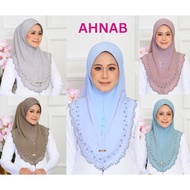 TUDUNG SARUNG CHIFFON 2LAYER BATU 543XL