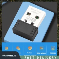 [cozyroomss.sg] WIFI6 USB Dongle Wi-Fi Adapter 286.8Mbps 2.4GHz Mini WiFi Dongle 802.11b/g/n/ax