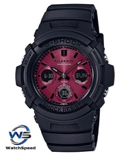 Casio G-Shock AWR-M100SAR-1A Solar Power Black and Red AR “Adrenalin Red” Series 200M Men's Watch