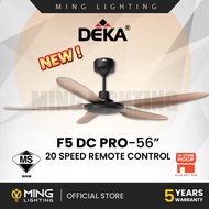 (Sirim) DEKA F5DC PRO Ceiling Fan Remote Control 10+10 Speed Kipas Siling Syiling Cooling 风扇