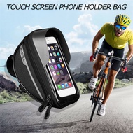 👍【Ready Stock】2021 100% Original 6.2inch CODTouchable Screen MTB Bicycle Frame Front Tube Bag Cycling Smart Phone Pannier Rainproof Waterproof Mtb Front Mobile Phone Case Top Tube Bag Bicycle/Motocycle Accessories dropship Bicycle Bag