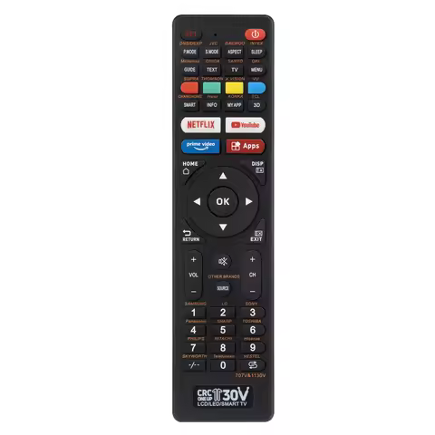 All-in-One Universal TV Remote Control Replacement for Sharp Sony Panasonic Sanyo Hitachi Toshiba Bb