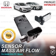 100% GENUINE ORIGINAL SENSOR MASS AIR FLOW HITACHI HONDA CIVIC FC STREAM 37980-RNA-A01