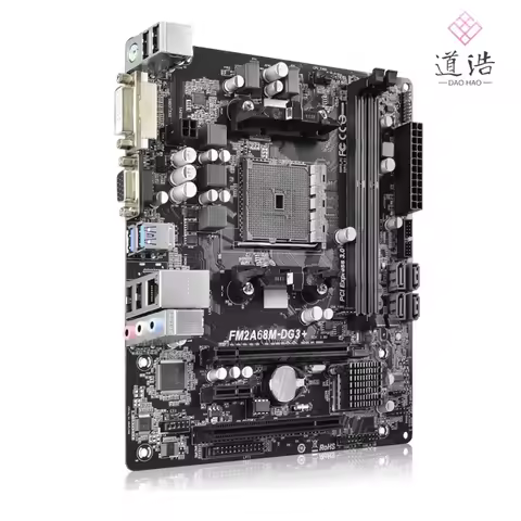 A68H Motherboard For Asrock FM2A68M-DG3+ 32GB Socket FM2+ DDR3 PCI-E3.0 Micro ATX Motherboard 100% T
