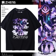 动漫我独自升级周边短袖程肖宇暗影联名T恤二次元男生潮流夏装Anime, I upgrade my peripheral short sleeves alone. Cheng Xiaoyu is dar