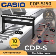 Casio CDP-S150 88 Keys Digital Piano with Free Gift B, Black (CDPS150)