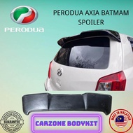PERODUA AXIA BATMAN REAR SPOILER (FRP) 2014 2015 2016 2017 2018 2019 2020 2021 2022 BODYKIT CAR