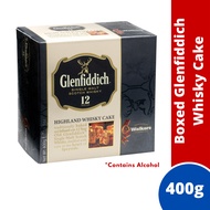 Walkers Boxed Glenfiddich Whisky Cake (400g)