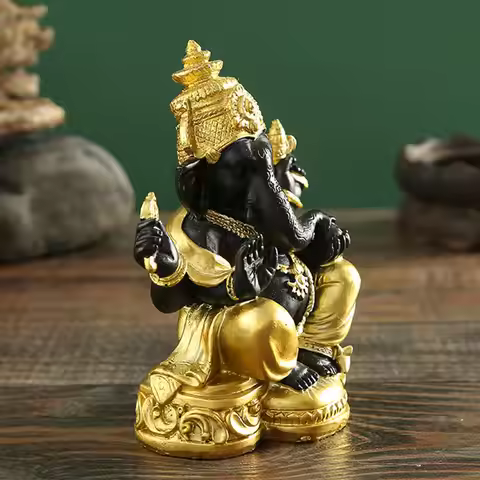 Rare Lord Figurine Hindu God Buddha Statue Home Living Room Diwali Table Feng Shui Decoration Sculpt
