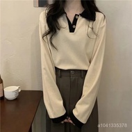 Taiwan Shipping Polo Shirt Women Summer 1-150kg Fat mm Plus Size Collar Casual Top Autumn Loose Slim